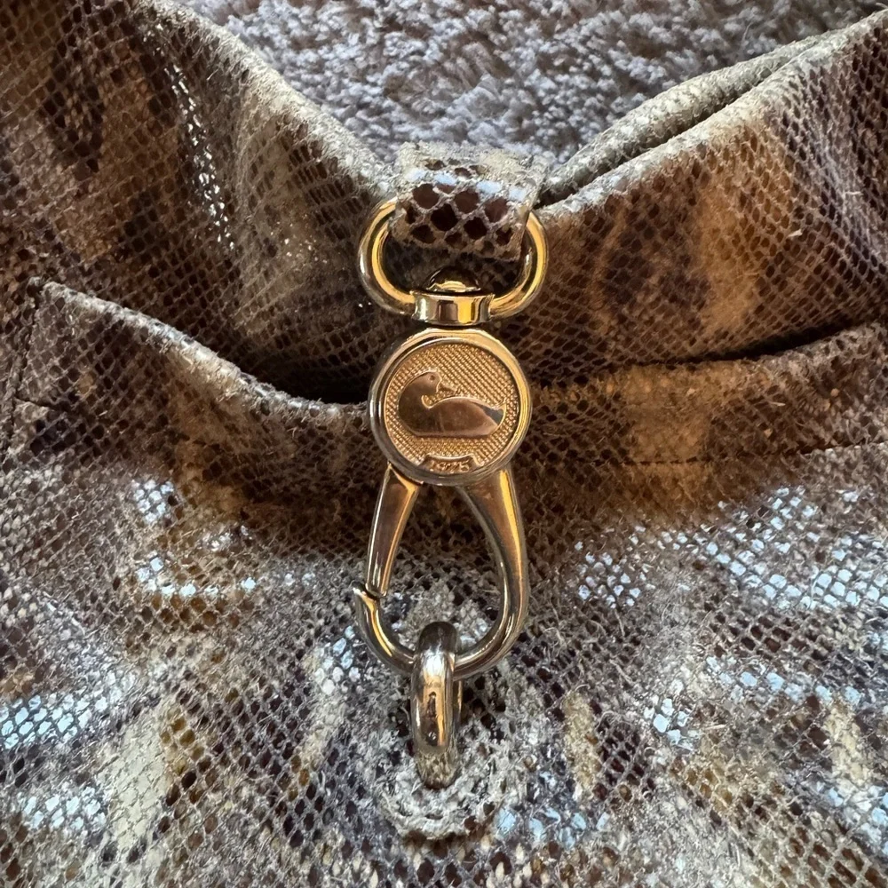 DOONEY AND BOURKE Vintage Y2K Snakeskin Hobo Bag